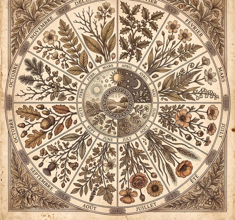 Le calendrier de récolte des plantes